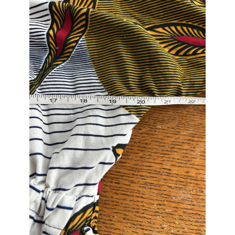 Francis + Benedict Artisan Cotton Maxi Dress Made in Togo S/M - Picture 12 of 13